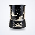 Global Gizmos Halloween projector night light with witch, ghost and graveyard design
