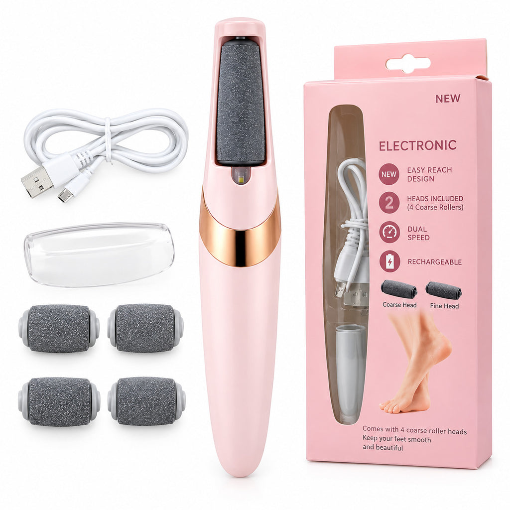 Electric foot file callus remover, USB rechargeable hard skin remover – photo 18
