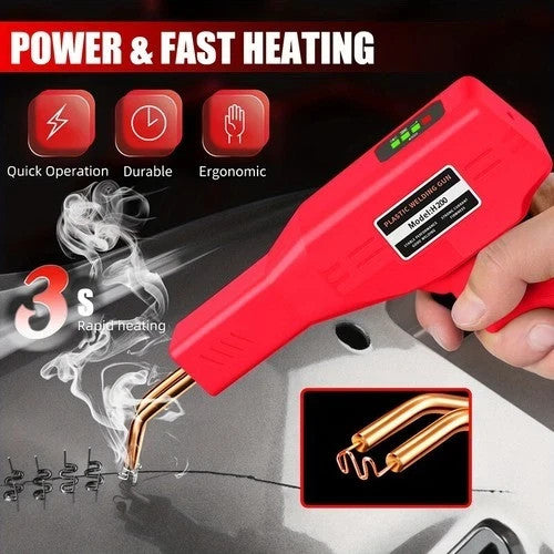 Plastic welder fast heating in 3 seconds, ergonomic grip